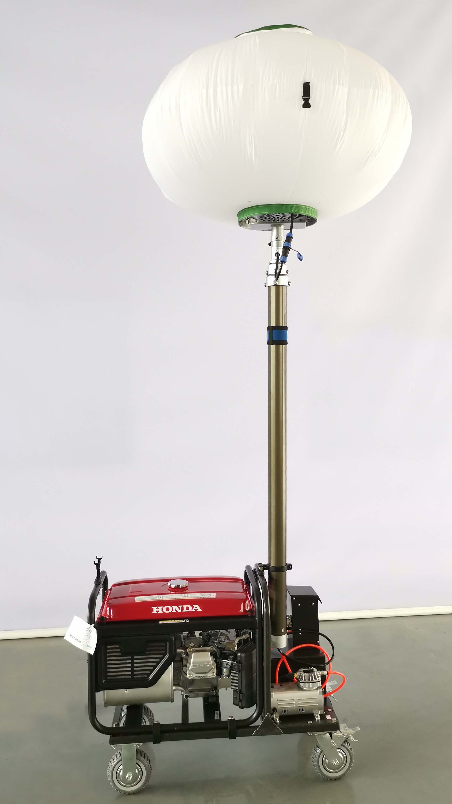 Hot Sale 4M Max Height Tower Light Trailer Hand Elevate LED Balloon Light Towers For Emergency Light