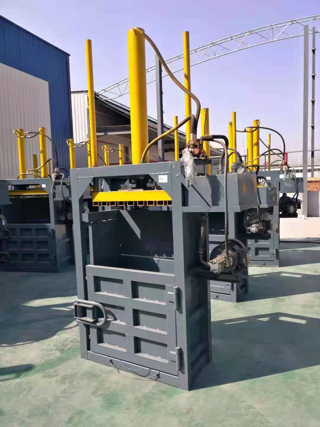 220V 380V hydraulic10 ton single baler machine for waste paper